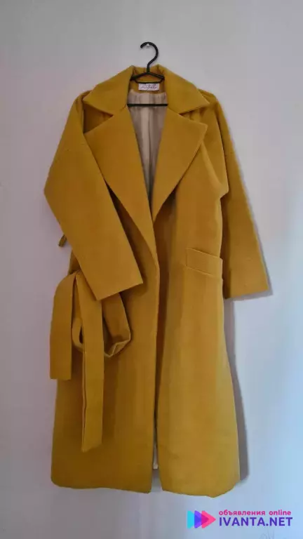 Пальто безразмерное на поясе!