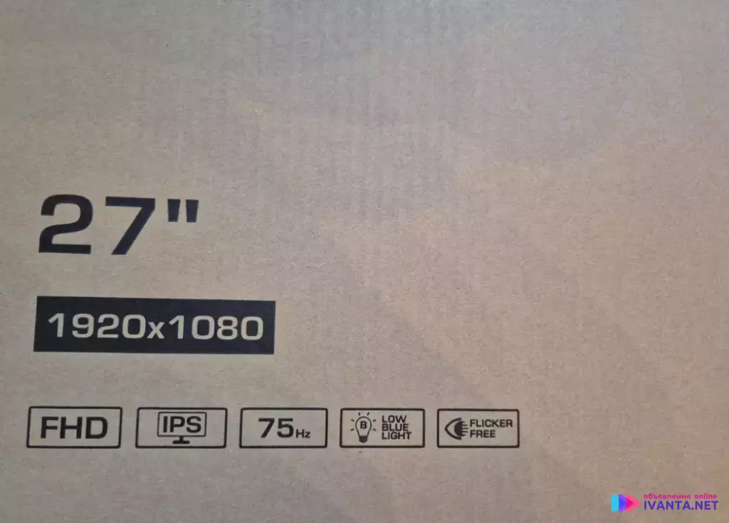Монитор IPS/27/FHD/75Гц/hdmi