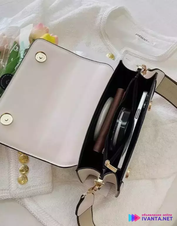 Клатч маленький вечерний через плечо кросс-боди