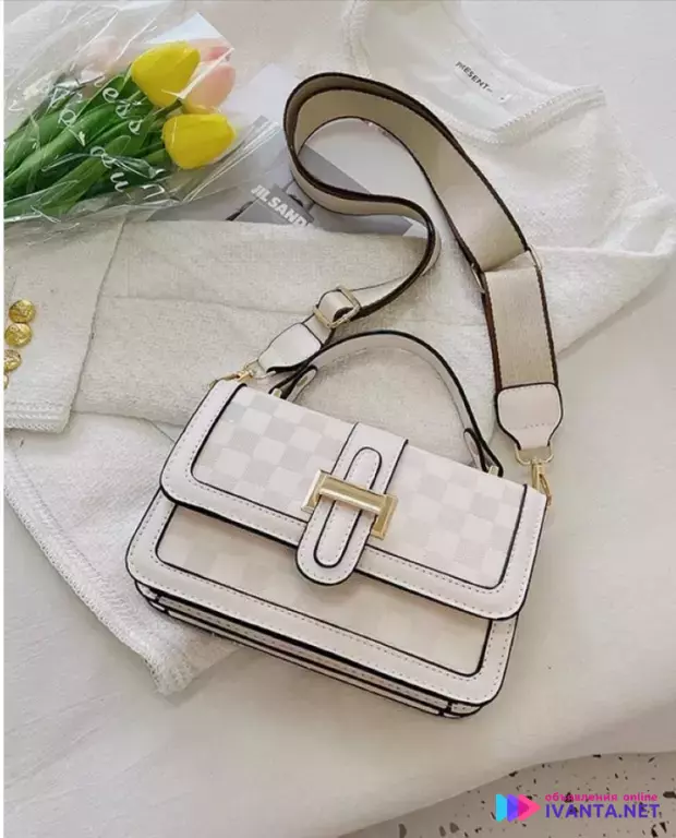 Клатч маленький вечерний через плечо кросс-боди