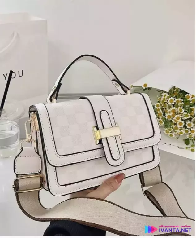 Клатч маленький вечерний через плечо кросс-боди