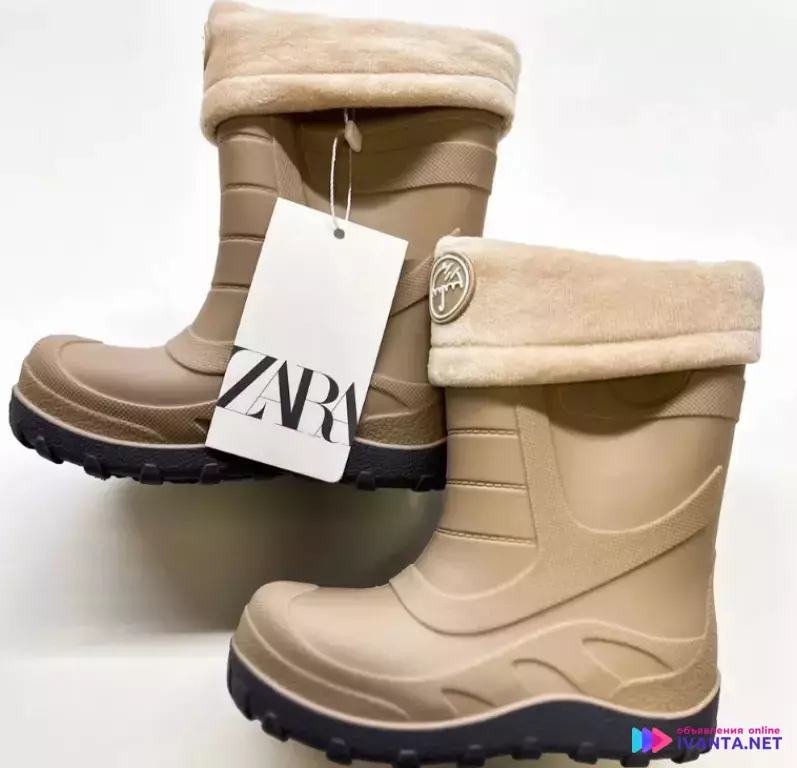 Детские резиновые сапожки 23,24,25,26,27,28